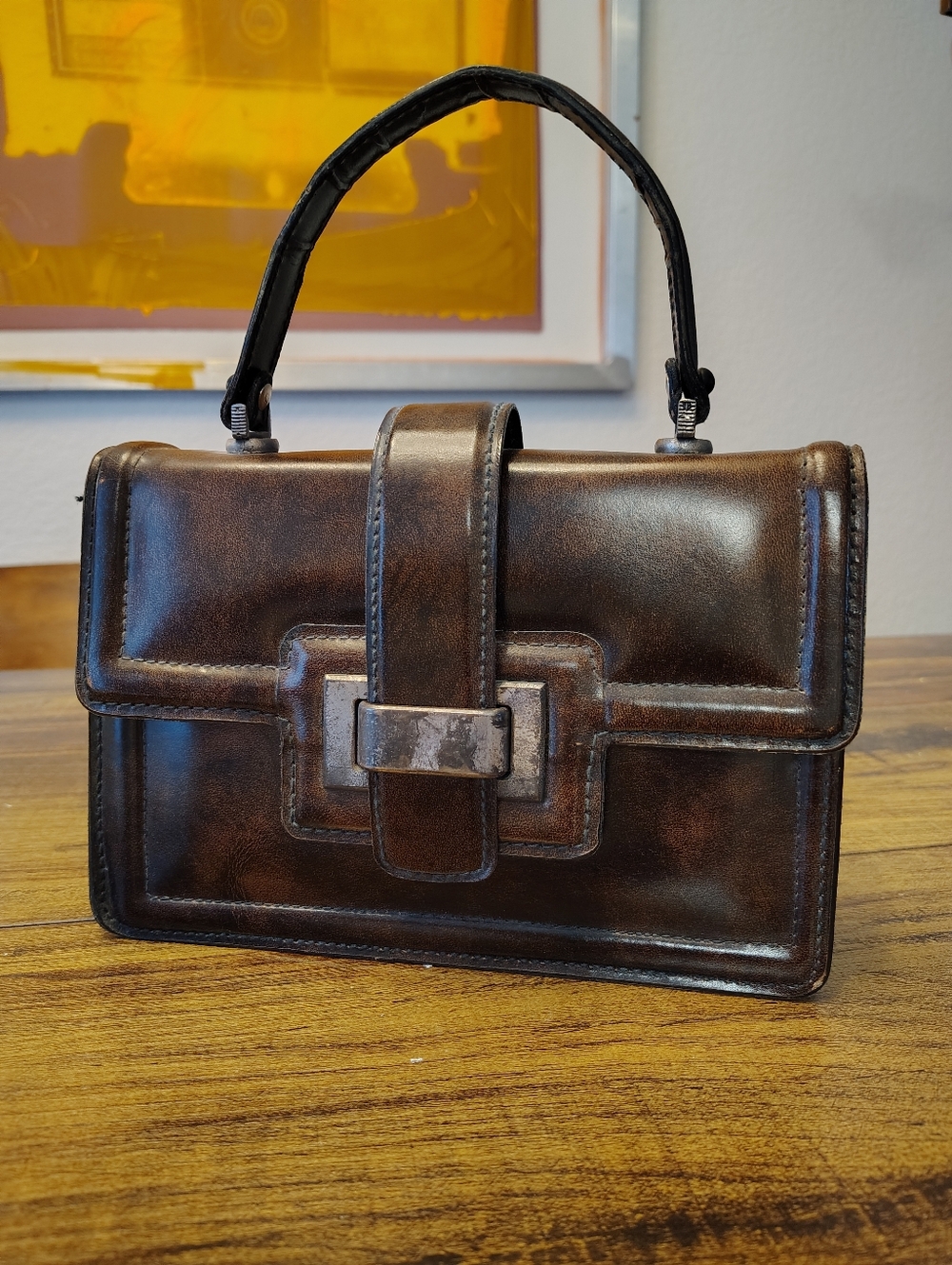 Vintage Neusteters Meyers purse Faux Leather 60s